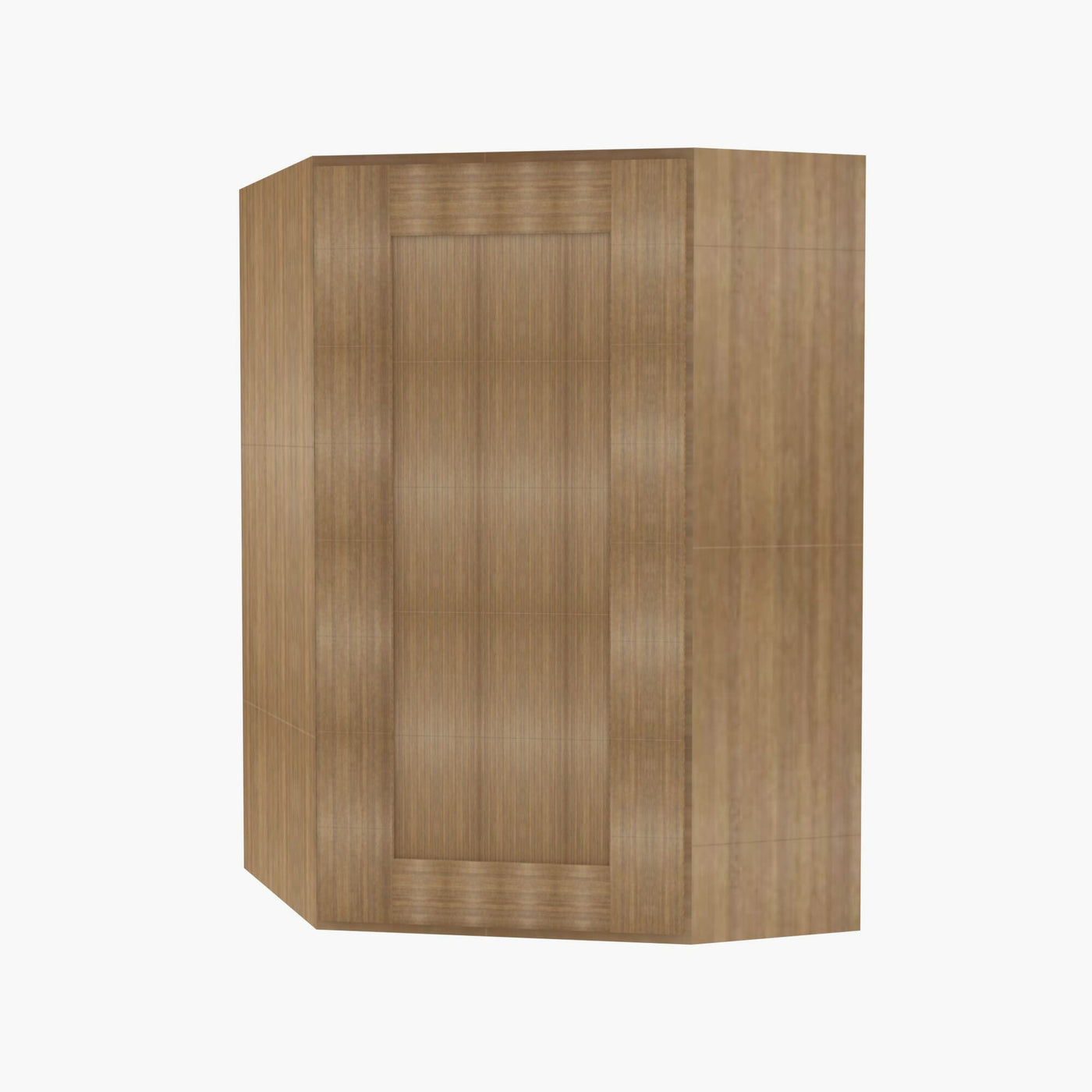 AH-WDC274215 Single Door Cabinets 27 Inch Wall Diagonal Corner Cabinet | Homestead OAK Shaker