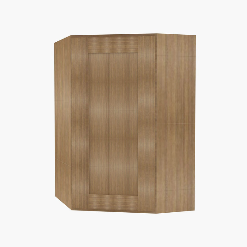 AH-WDC274215 Single Door Cabinets 27 Inch Wall Diagonal Corner Cabinet | Homestead OAK Shaker - image 2