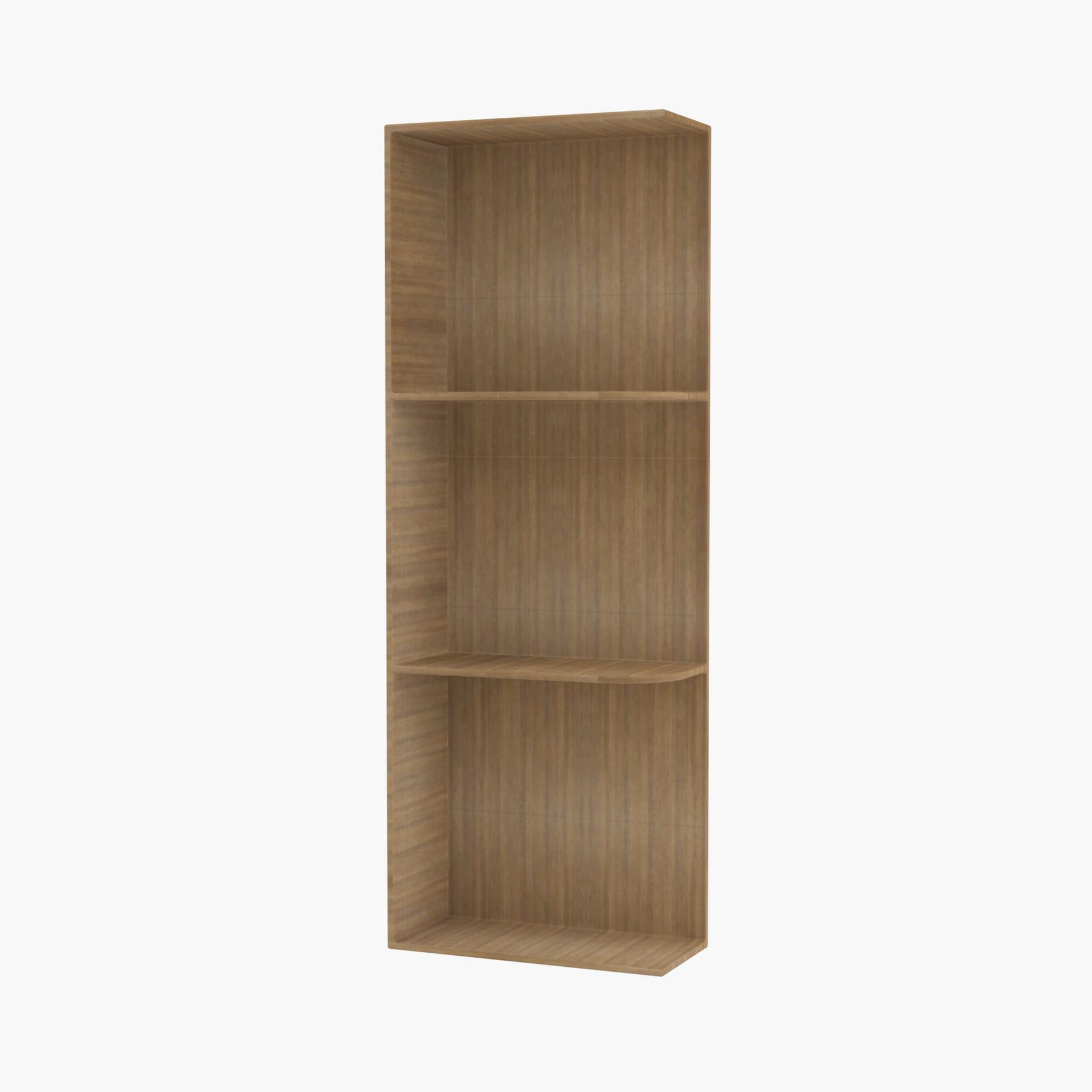 AH-WES542 Wall End Shelf with Open Shelves | TSG Forevermark Homestead OAK Shaker - image 3