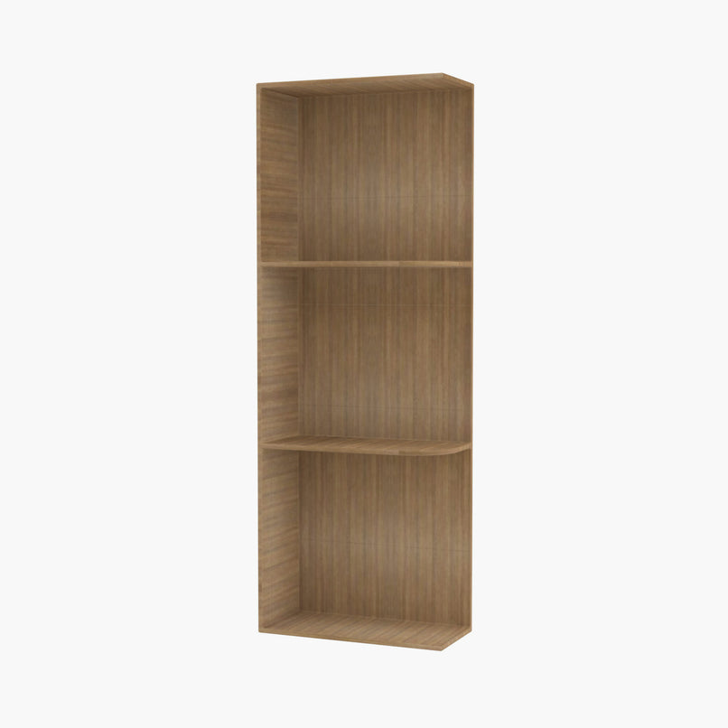 AH-WES530 Wall End Shelf with Open Shelves | TSG Forevermark Homestead OAK Shaker - image 3
