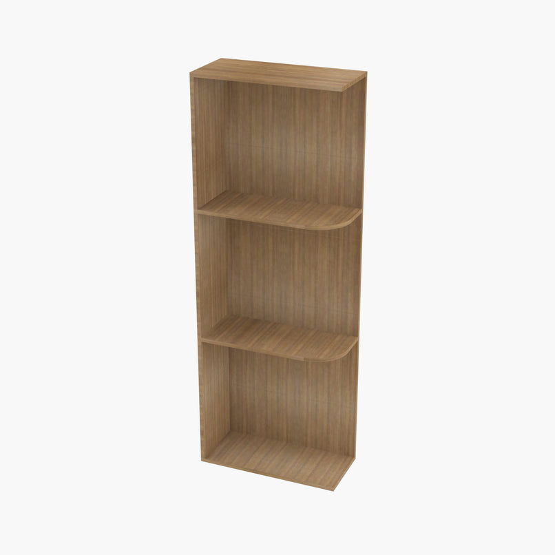 AH-WES542 Wall End Shelf with Open Shelves | TSG Forevermark Homestead OAK Shaker - image 4