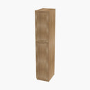 AH-WP1890 Double Door 18 Inch Tall Wall Pantry Cabinet | Homestead OAK Shaker - image 2