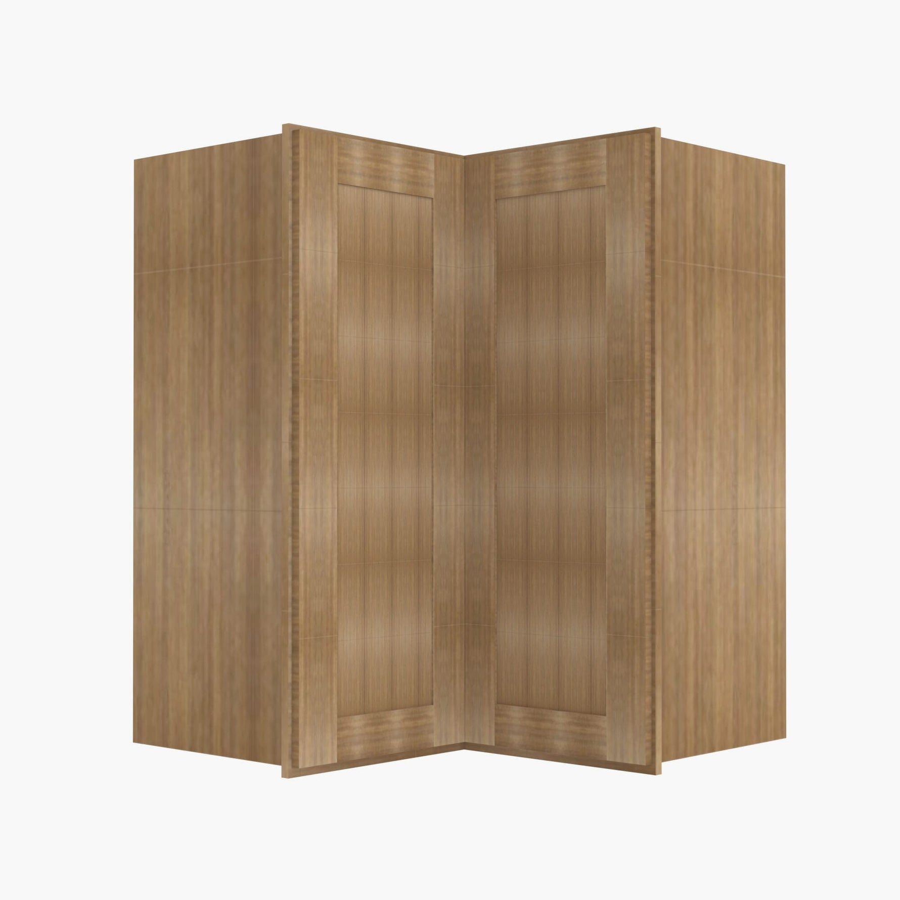 AH-WSQ2436 24 Inch Easy Reach Wall Corner Cabinet | Homestead OAK Shaker - image 2