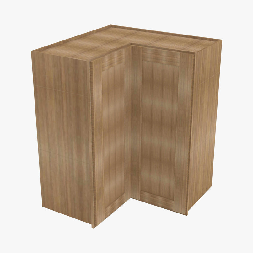 AH-WSQ2436 24 Inch Easy Reach Wall Corner Cabinet | Homestead OAK Shaker - image 3