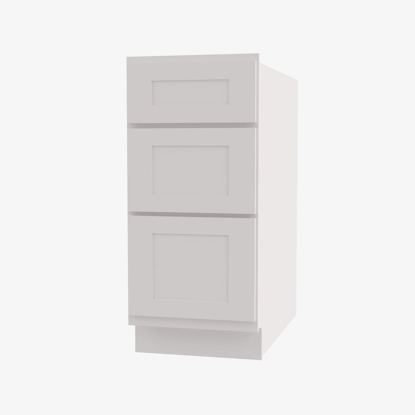 AZ-DB24 3 24 Inch 3 Drawer Pack Base Cabinet | Forevermark Champagne Maple Shaker