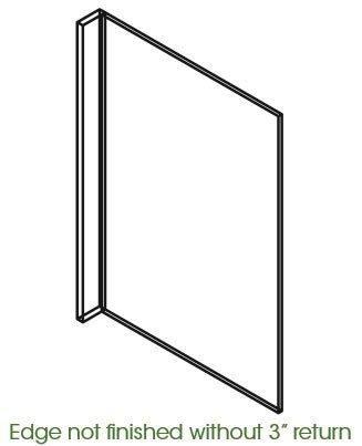 AZ-DWR33412 Dishwasher End Panel with 3 Return | TSG Forevermark Champagne Maple Shaker - image 6