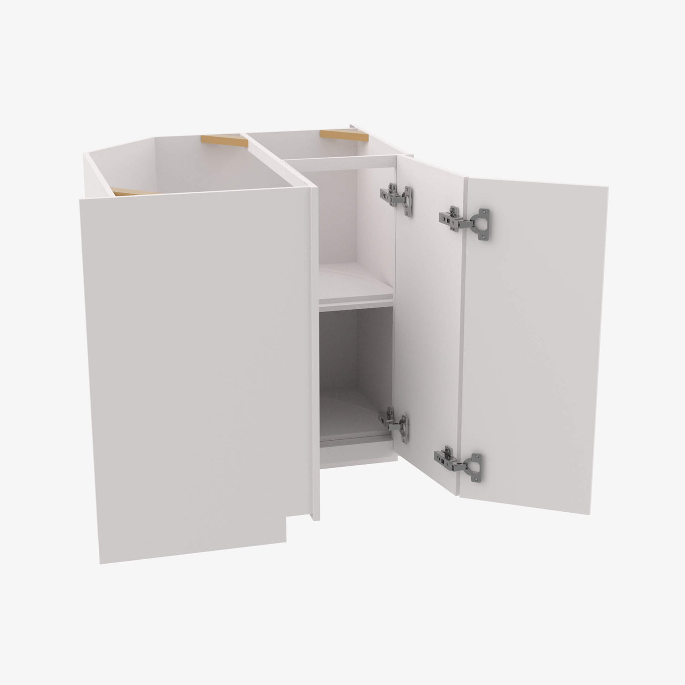 AZ-LS3309 Single Door Cabinets 33 Inch Lazy Susan Cabinets Base Cabinet | Forevermark Champagne Maple Shaker