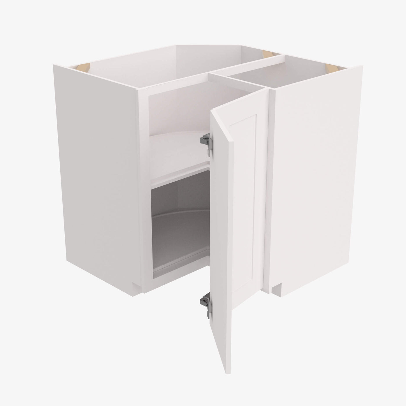 AZ-LS3612S EZR3612 Single Door Cabinets 36 Inch Easy EZ Reach Lazy Susan Cabinets Base Corner Cabinet | Forevermark Champagne Maple Shaker