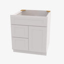 AZ-S3621BDL-34-1/2 Double Door 36 Inch Sink Base Combo Vanity with Left Drawer | Forevermark Champagne Maple Shaker - image 8