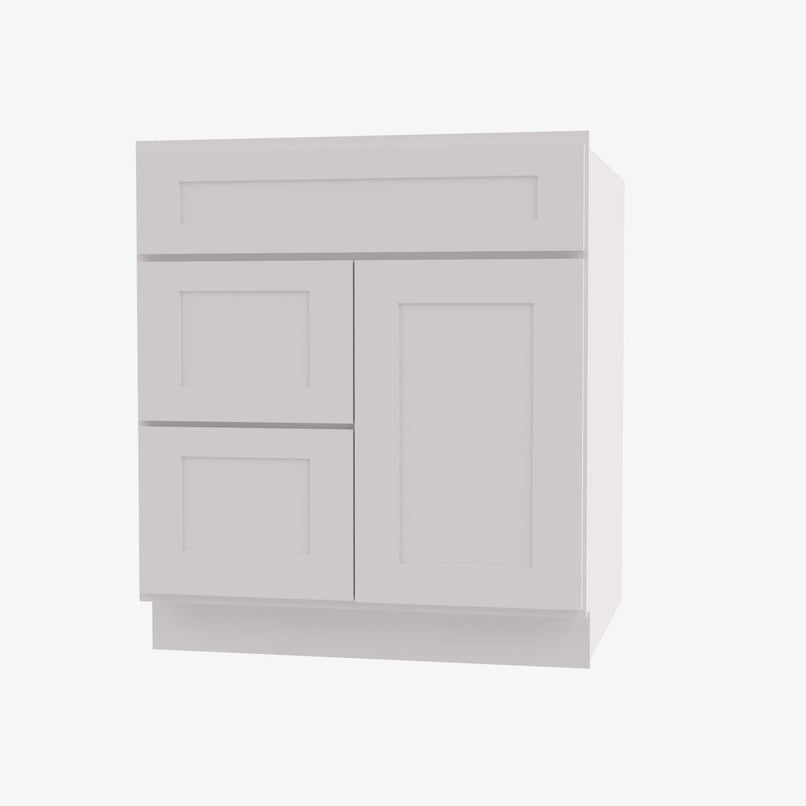 AZ-S3621BDL-34-1/2 Double Door 36 Inch Sink Base Combo Vanity with Left Drawer | Forevermark Champagne Maple Shaker - image 11