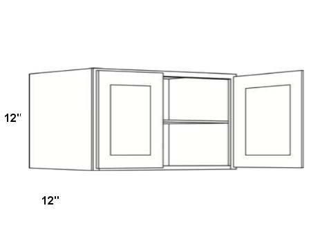 AZ-W3312B Double Door 33 Inch Wall Cabinet | Forevermark Champagne Maple Shaker