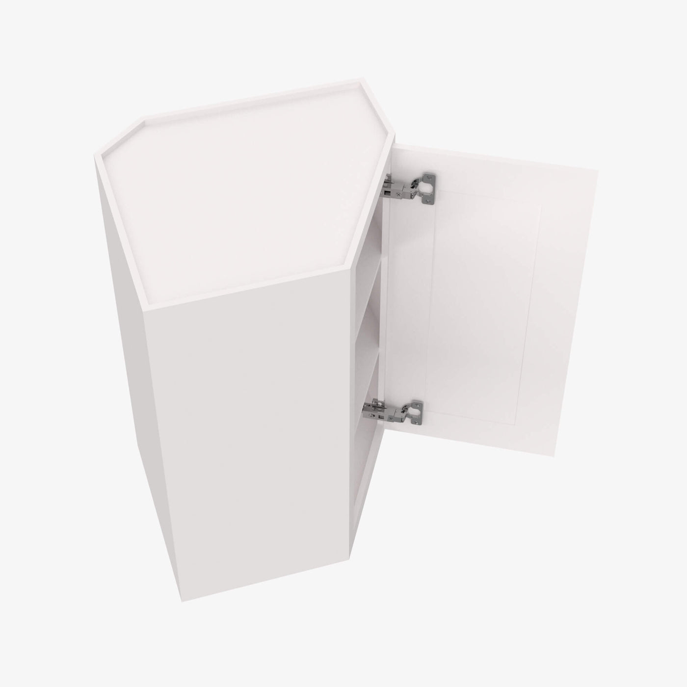 AZ-WDC2412 Single Door Cabinets 24 Inch Wall Diagonal Corner Cabinet | Forevermark Champagne Maple Shaker