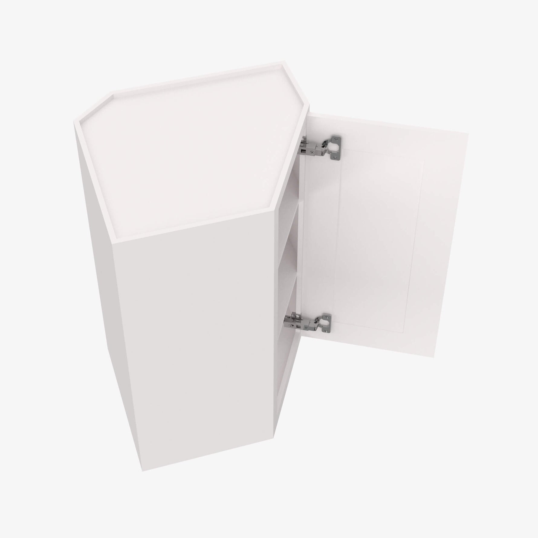 AZ-WDC2412 Single Door Cabinets 24 Inch Wall Diagonal Corner Cabinet | Forevermark Champagne Maple Shaker - image 3