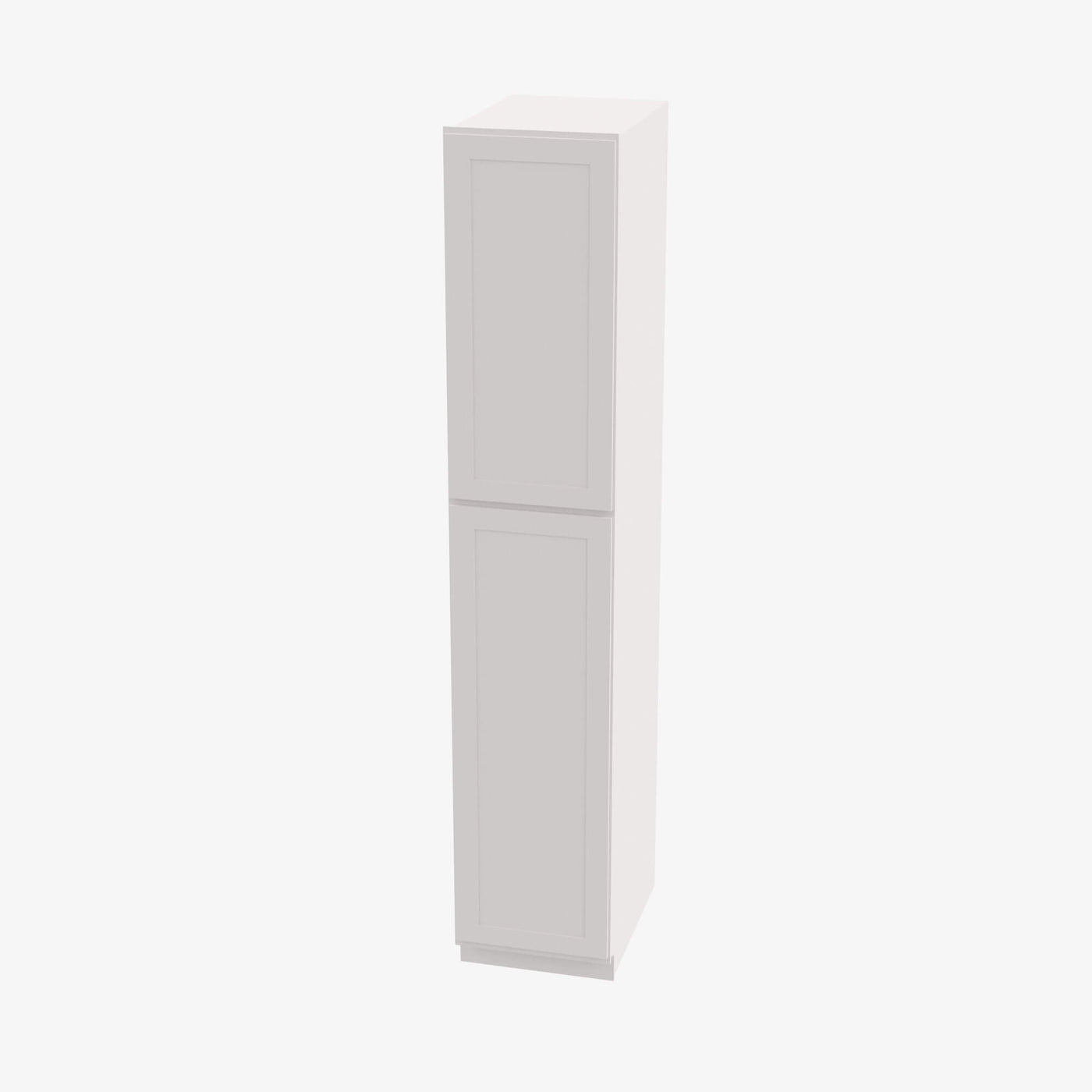 AZ-WP1884 Double Door 18 Inch Tall Wall Pantry Cabinet | Forevermark Champagne Maple Shaker
