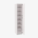 AZ-WP1890 Double Door 18 Inch Tall Wall Pantry Cabinet | Forevermark Champagne Maple Shaker - image 3