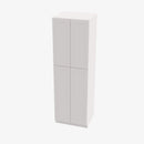 AZ-WP2496B Four Door 24 Inch Tall Wall Pantry Cabinet with Butt Doors | Forevermark Champagne Maple Shaker - image 2