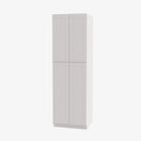 AZ-WP2484B Four Door 24 Inch Tall Wall Pantry Cabinet with Butt Doors | Forevermark Champagne Maple Shaker - image 7
