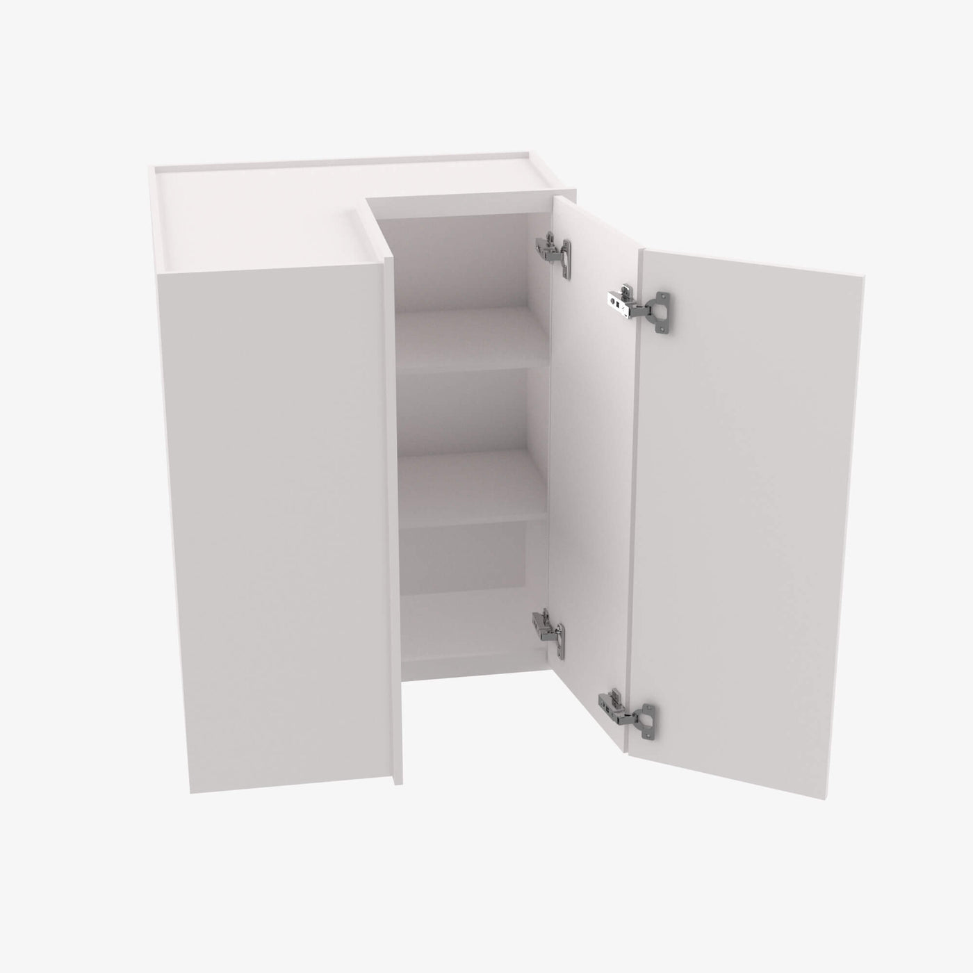 AZ-WSQ2430 24 Inch Easy Reach Wall Corner Cabinet | Forevermark Champagne Maple Shaker
