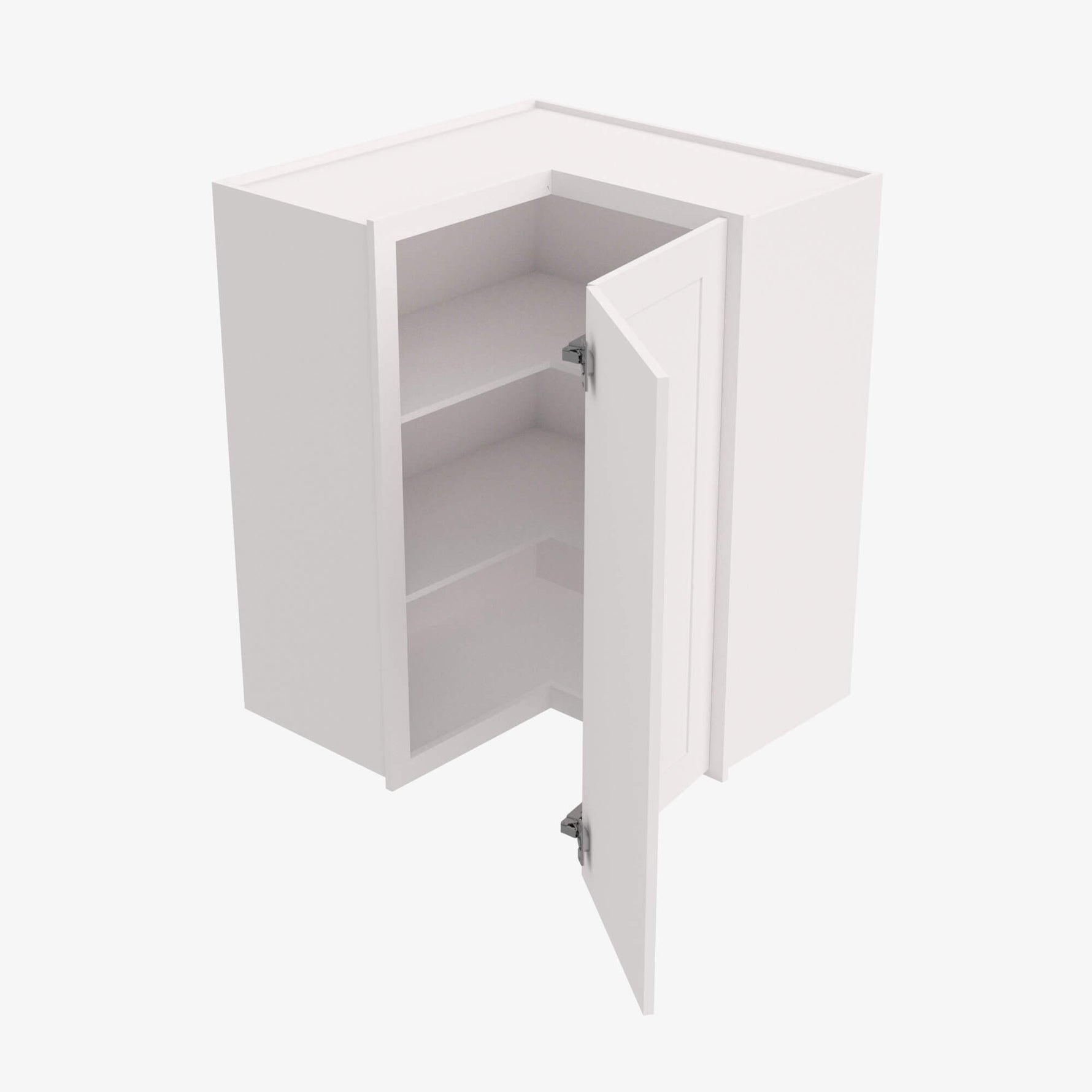 AZ-WSQ2442 24 Inch Easy Reach Wall Corner Cabinet | Forevermark Champagne Maple Shaker - image 4