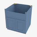 AX-FSB33B 33 Inch Farmhouse Sink Base Cabinet | Xterra Blue Shaker - image 5