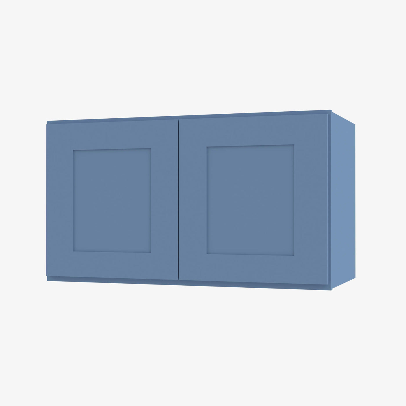 AX-W331824B Double Door 33 Inch Wall Refrigerator Cabinet | Xterra Blue Shaker