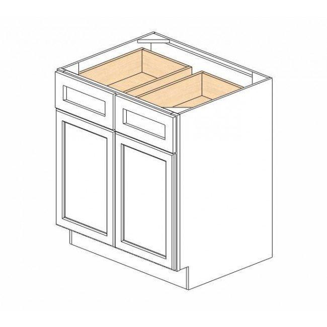 Forevermark Cabinetry AZ-B30B Double Door 30 Inch Base Cabinet | Forevermark Champagne Maple Shaker - image 5