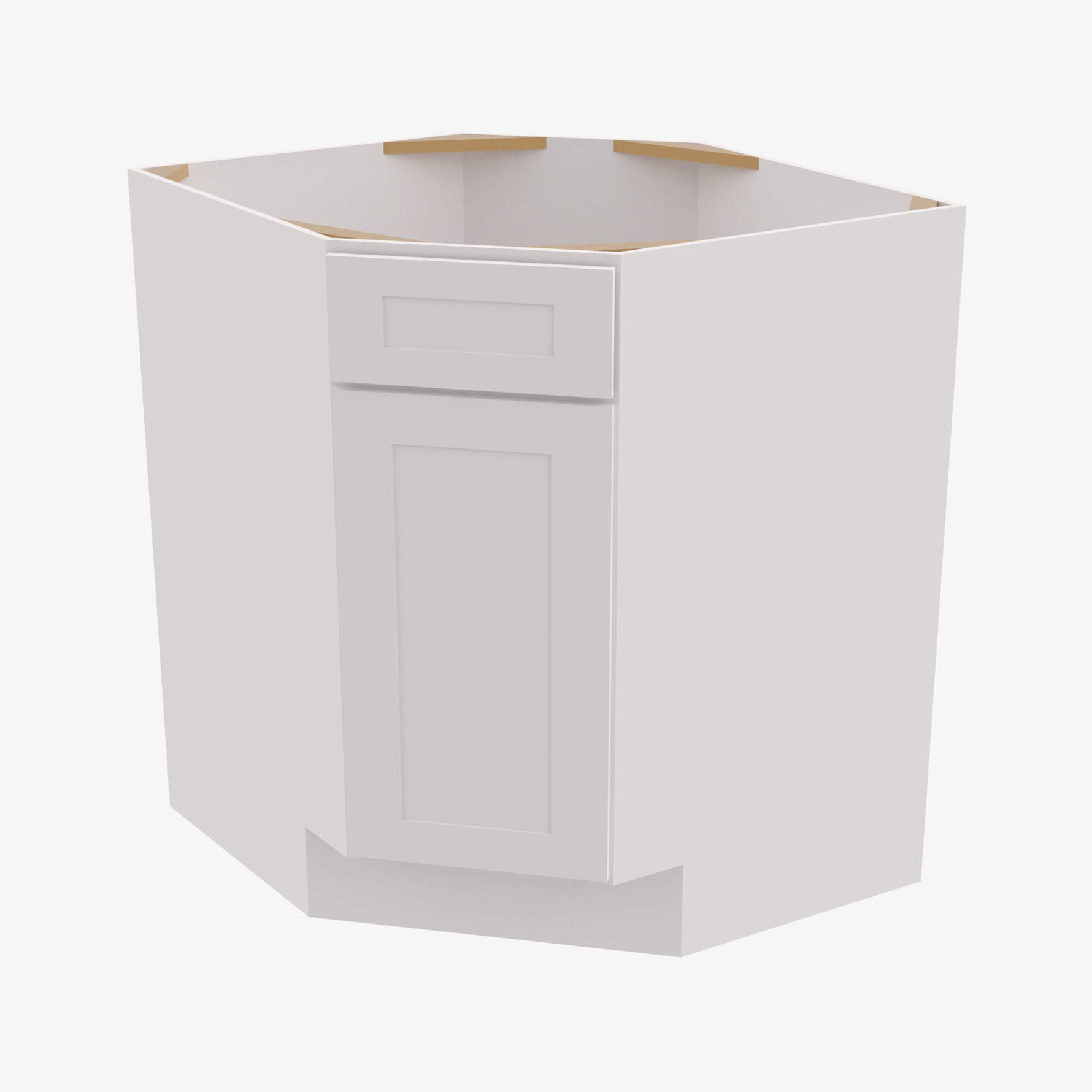 Forevermark Cabinetry AZ-BDCF36 Single Door Cabinets 36 Inch Base Diagonal Corner Sink & Cabinets Cabinet | Forevermark Champagne Maple Shaker - image 8