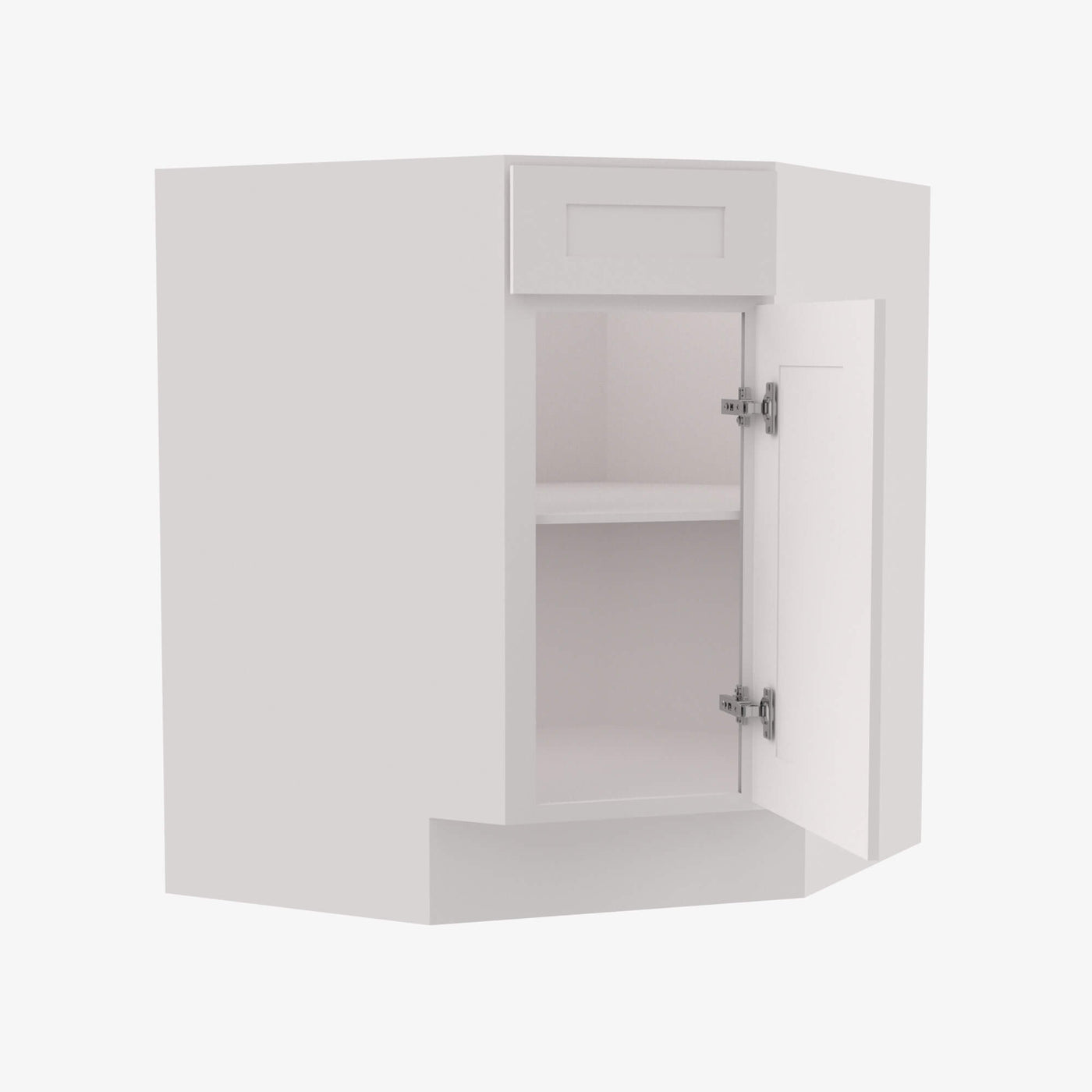 Forevermark Cabinetry AZ-BDCF36 Single Door Cabinets 36 Inch Base Diagonal Corner Sink & Cabinets Cabinet | Forevermark Champagne Maple Shaker