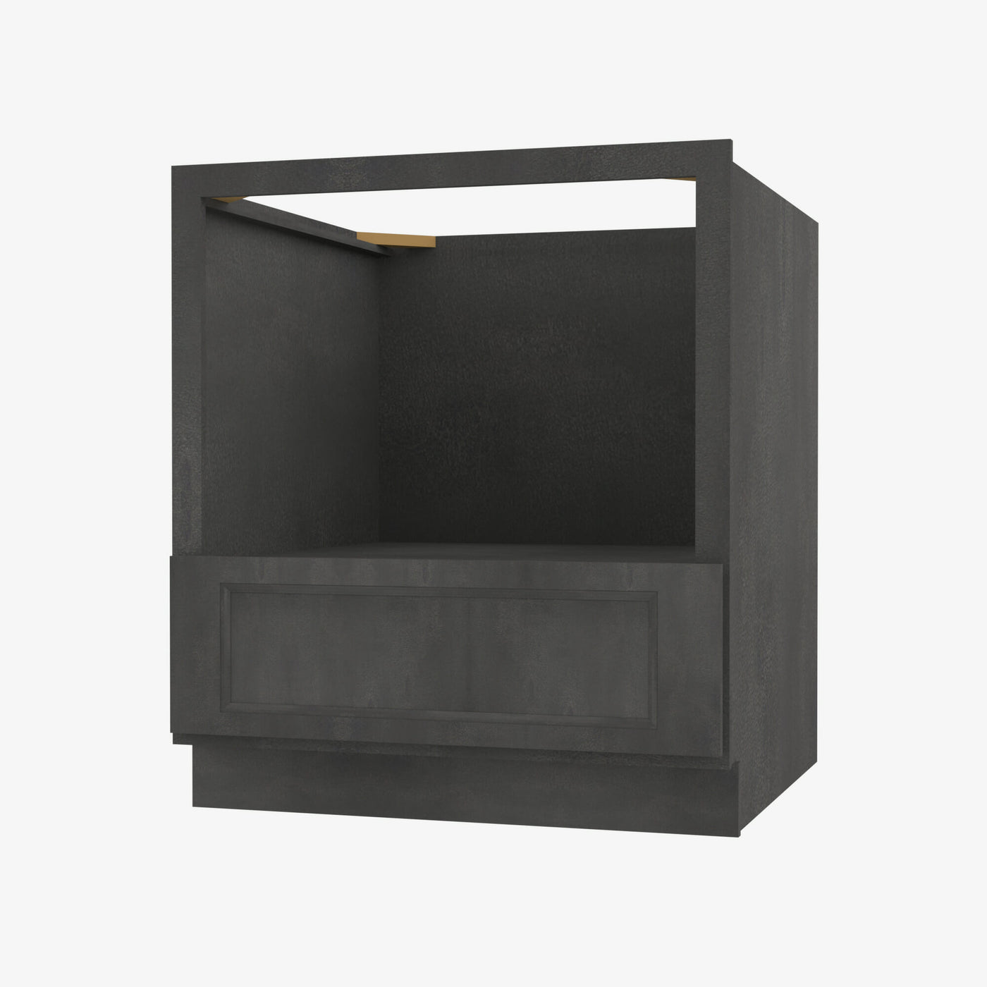 Forevermark Cabinetry AA-B30MW 30W 30 Inch Microwave Base Cabinet | Blaze Black Shaker