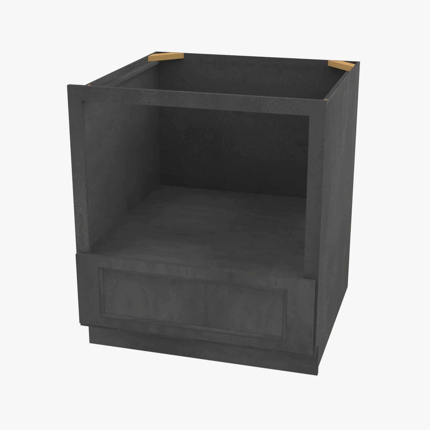Forevermark Cabinetry AA-B30MW 30W 30 Inch Microwave Base Cabinet | Blaze Black Shaker - image 4