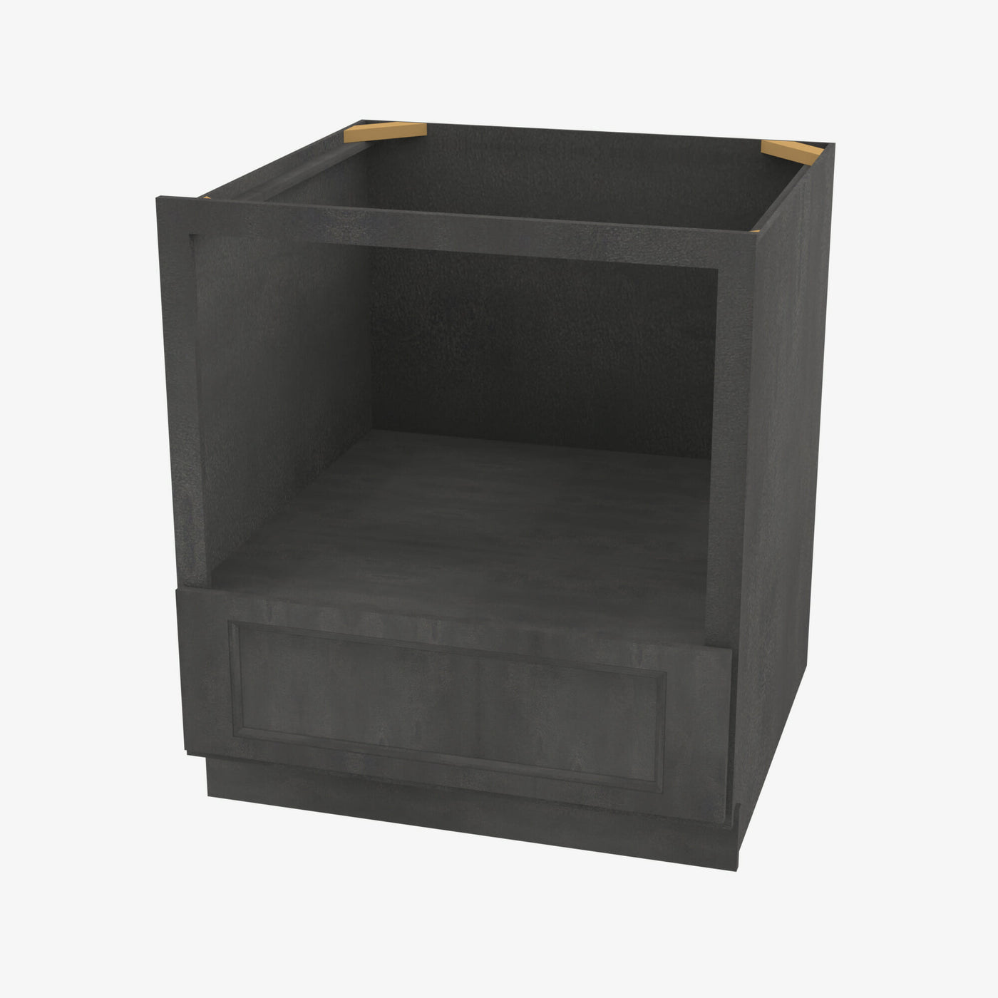 Forevermark Cabinetry AA-B30MW 30W 30 Inch Microwave Base Cabinet | Blaze Black Shaker