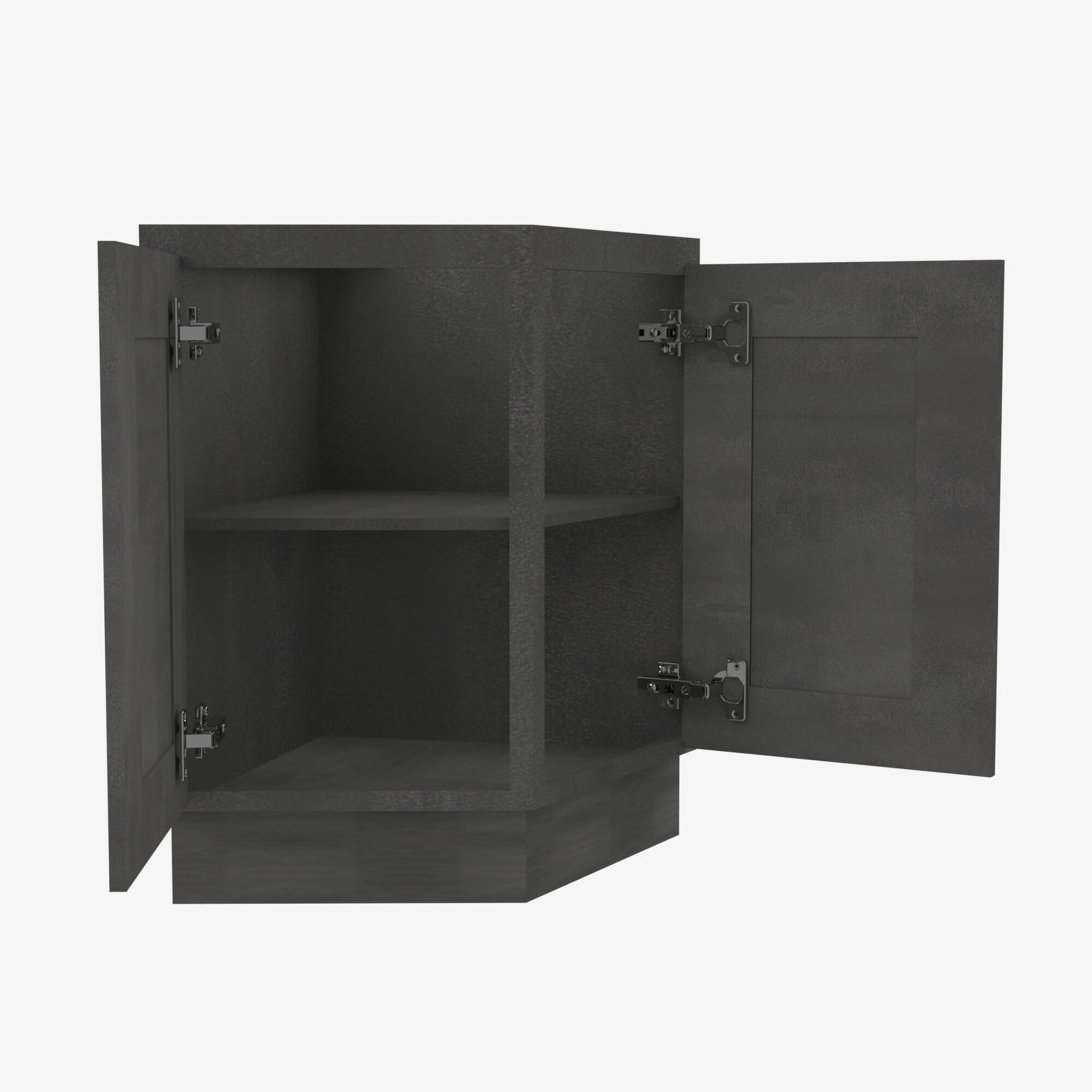 Forevermark AA-AB24 24 Inch Base Angle Base Cabinets Cabinet | Blaze Black Shaker - image 8