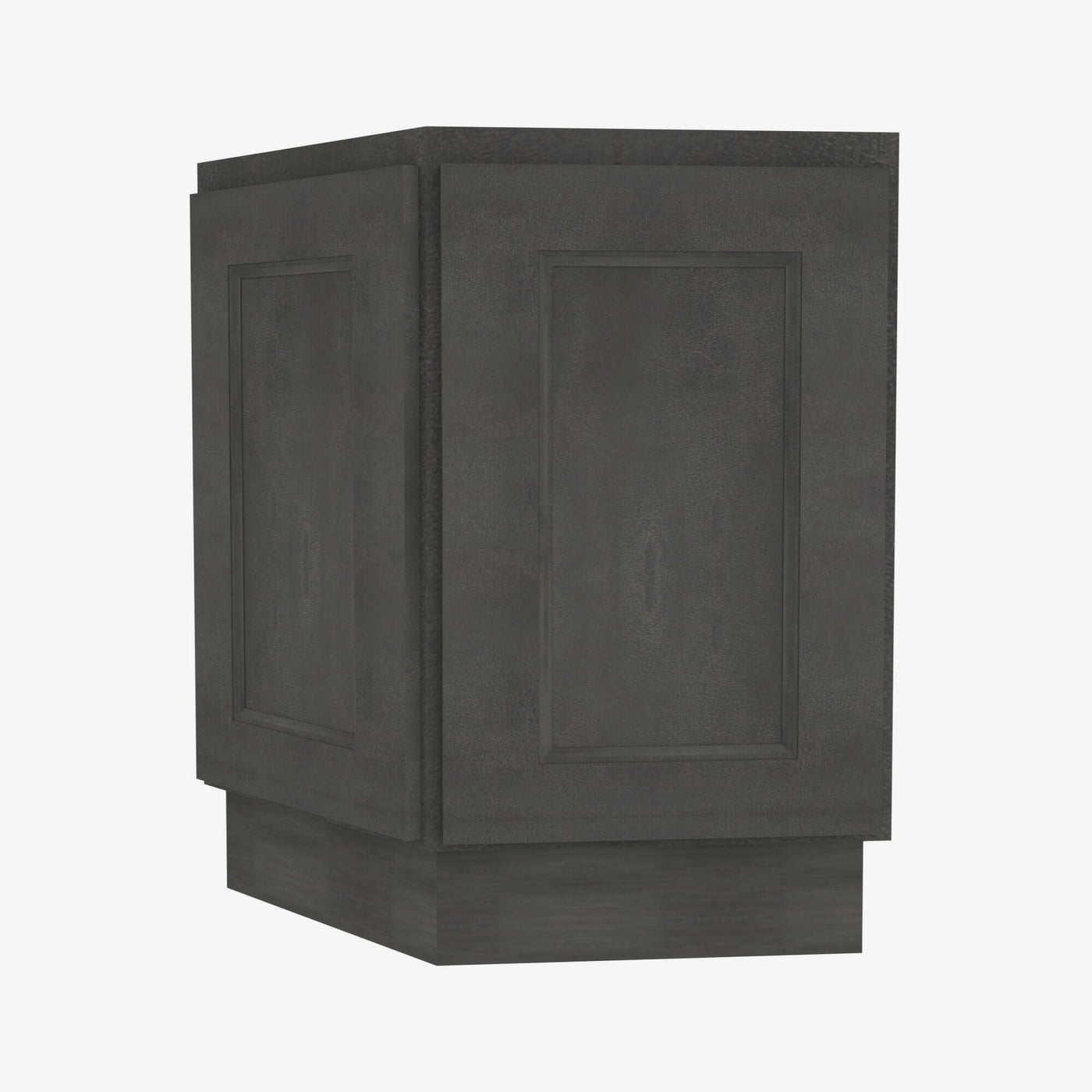 Forevermark AA-AB24 24 Inch Base Angle Base Cabinets Cabinet | Blaze Black Shaker