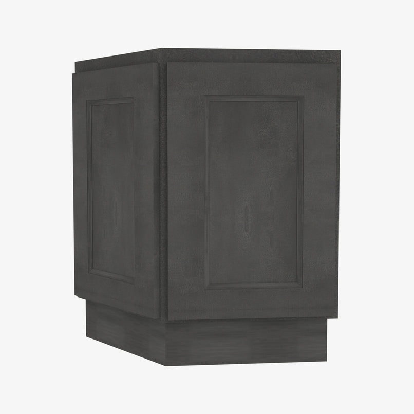 Forevermark AA-AB24 24 Inch Base Angle Base Cabinets Cabinet | Blaze Black Shaker - image 3