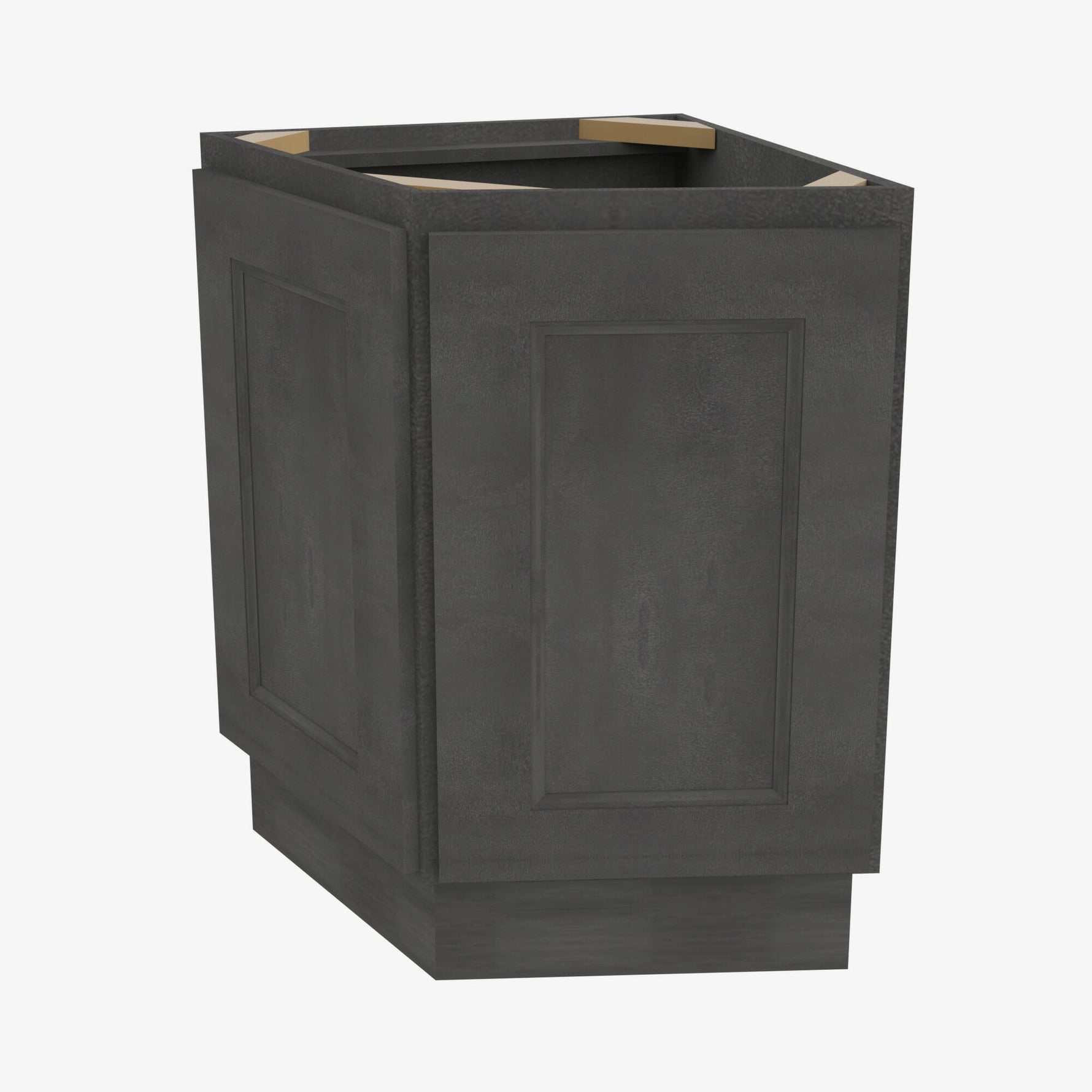 Forevermark AA-AB24 24 Inch Base Angle Base Cabinets Cabinet | Blaze Black Shaker - image 10