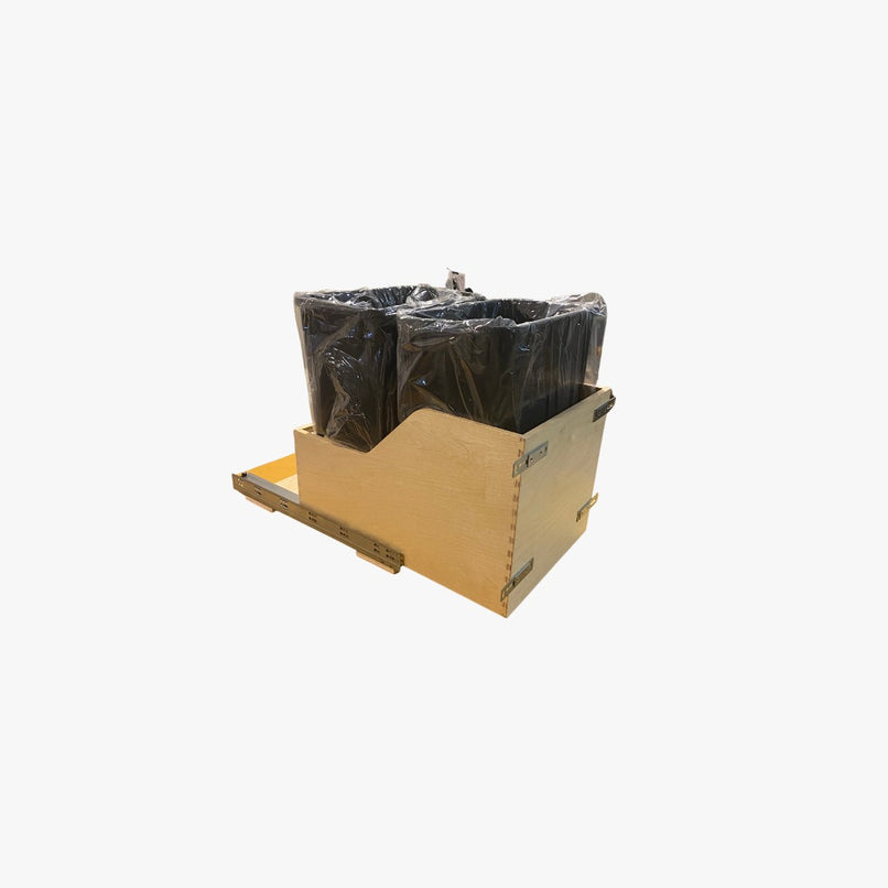 PH-TCR21-2 Double Trash Can Rollout | TSG Forevermark Petit OAK - image 2