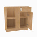 PH-BBLC42/45-39W Double Door 39 Inch Base Blind Corner Cabinets Cabinet | Petit OAK - image 2