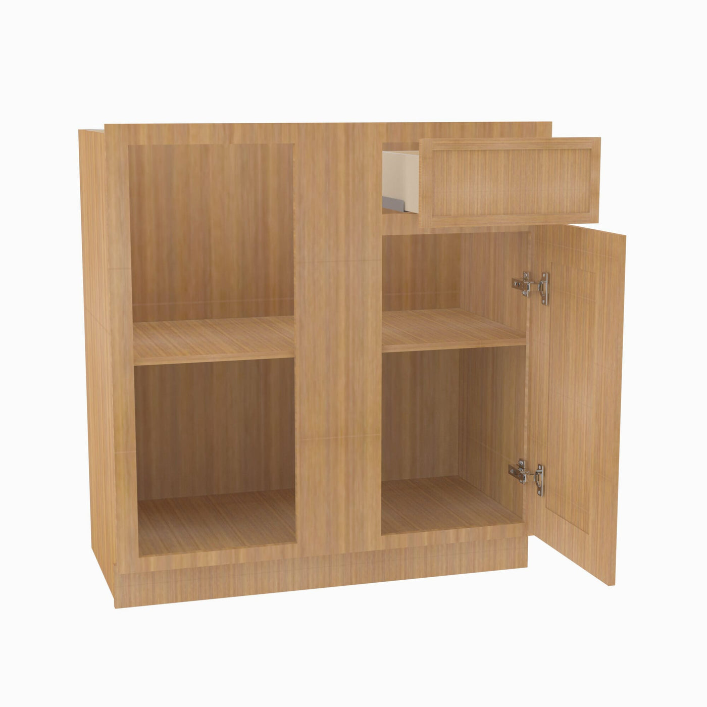 PH-BBLC42/45-39W Double Door 39 Inch Base Blind Corner Cabinets Cabinet | Petit OAK