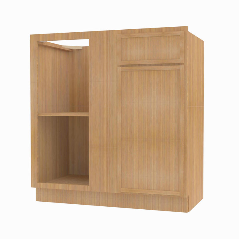 PH-BBLC39/42-36W Double Door 36 Inch Base Blind Corner Cabinets Cabinet | Petit OAK - image 3