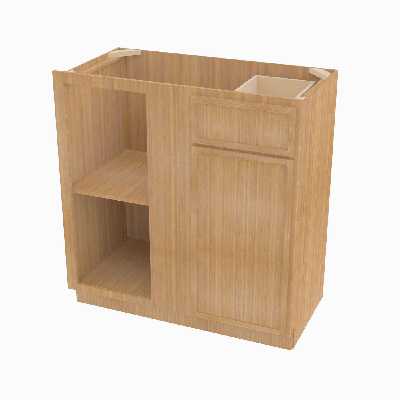 PH-BBLC42/45-39W Double Door 39 Inch Base Blind Corner Cabinets Cabinet | Petit OAK