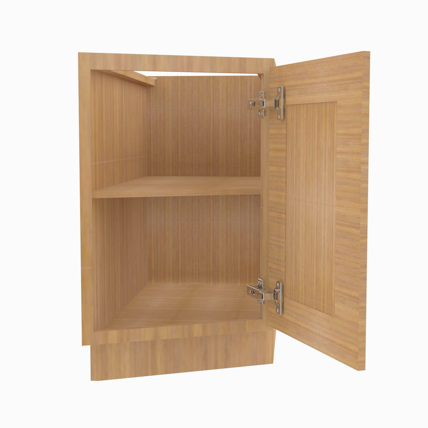 PH-BTC12R Single Door Cabinets 12 Inch Base Base Transitional Cabinet Right | Petit OAK