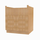 PH-FSB36B Double Door 36 Inch Farmhouse Sink Base Cabinet | Petit OAK - image 3