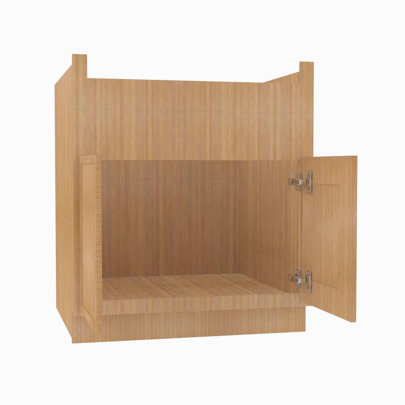 PH-FSB36B Double Door 36 Inch Farmhouse Sink Base Cabinet | Petit OAK