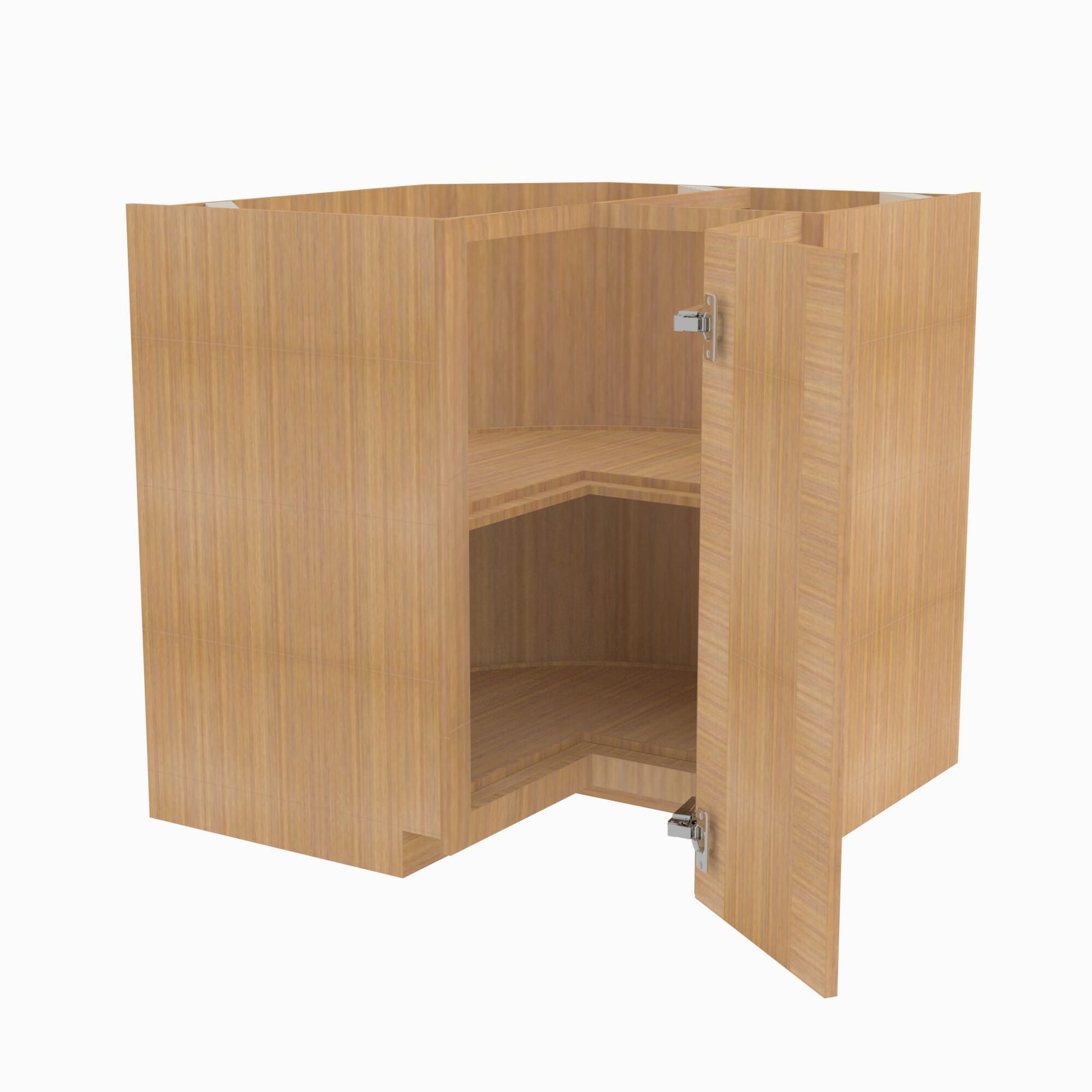 PH-LS3612S EZR3612 Single Door Cabinets 36 Inch Easy EZ Reach Lazy Susan Cabinets Base Corner Cabinet | Petit OAK - image 3
