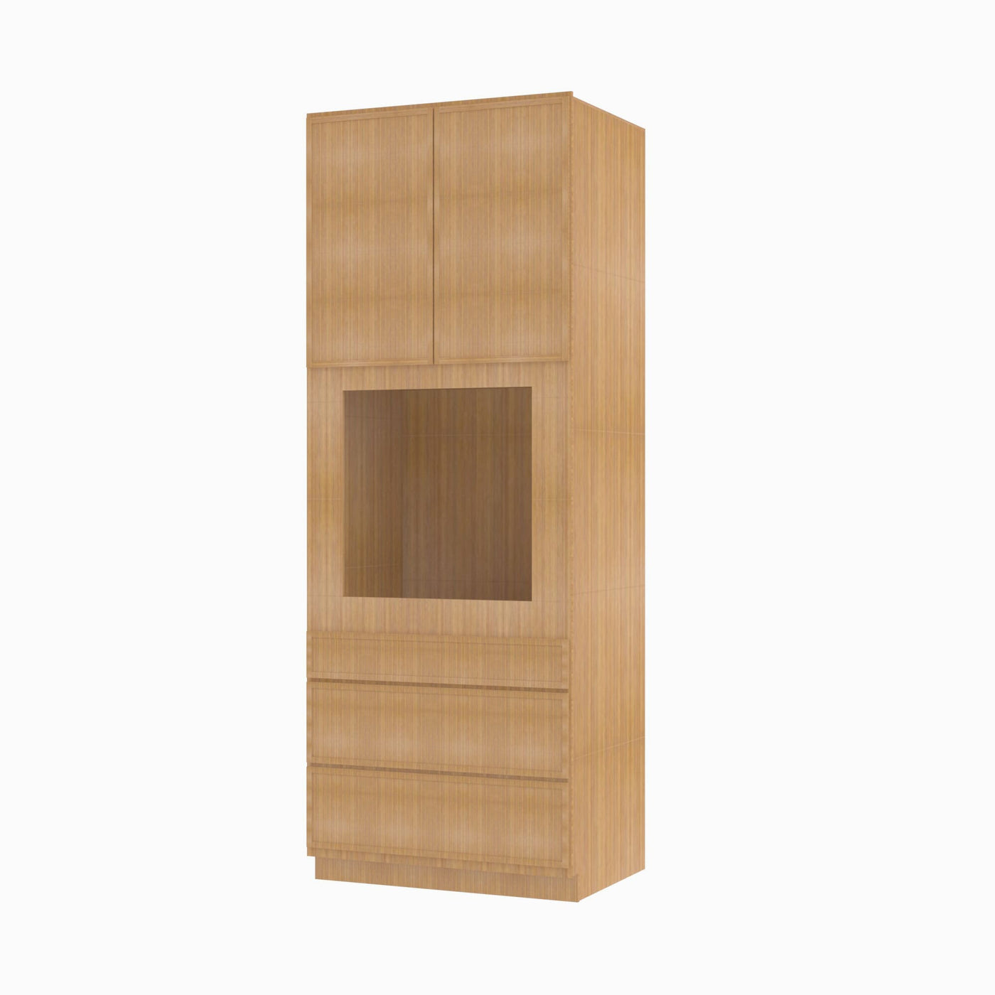 PH-OC3384B Double Door 33 Inch Tall Oven Cabinet | Petit OAK