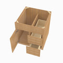 PH-S3621BDR-34-1/2 Double Door 36 Inch Sink Base Combo Vanity with Right Drawer | Petit OAK - image 7