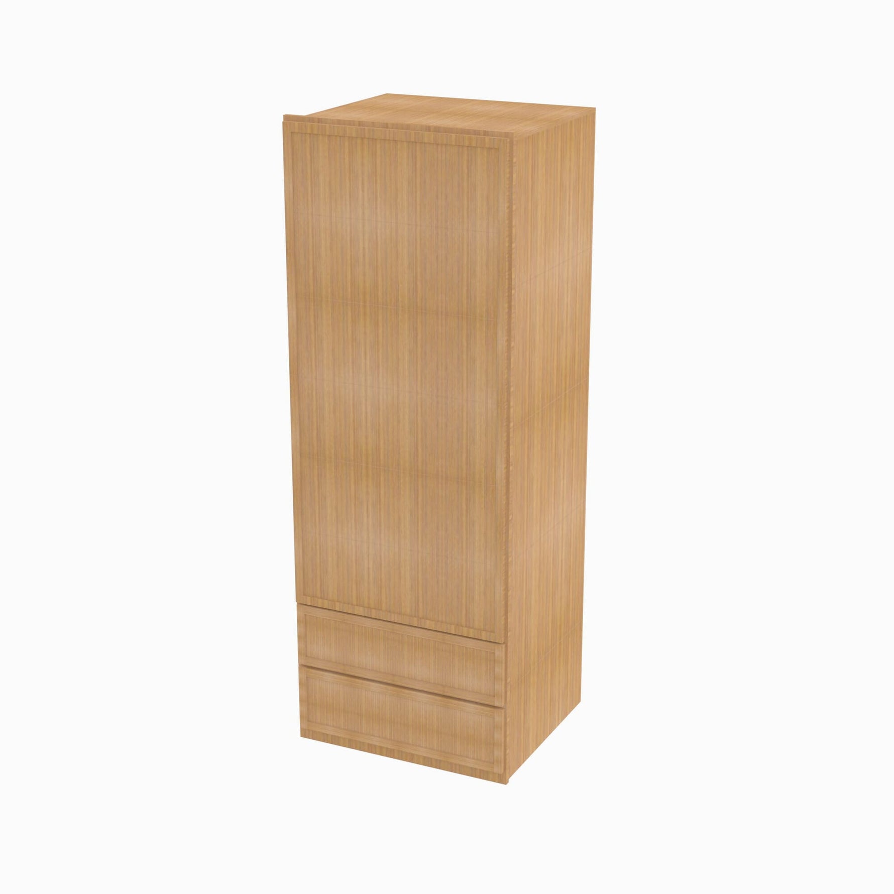 PH-W2D1860 Single Door Cabinets 18 Inch Wall Cabinet With 2 Built-In Drawers | Petit OAK - image 10