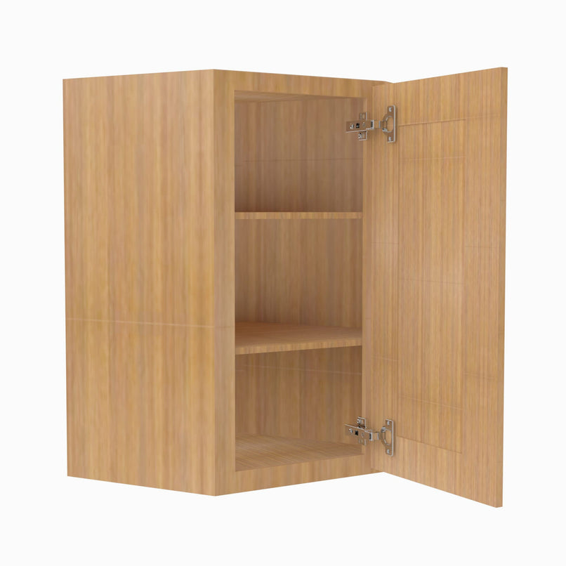 PH-WDC2412 Single Door Cabinets 24 Inch Wall Diagonal Corner Cabinet | Petit OAK - image 4