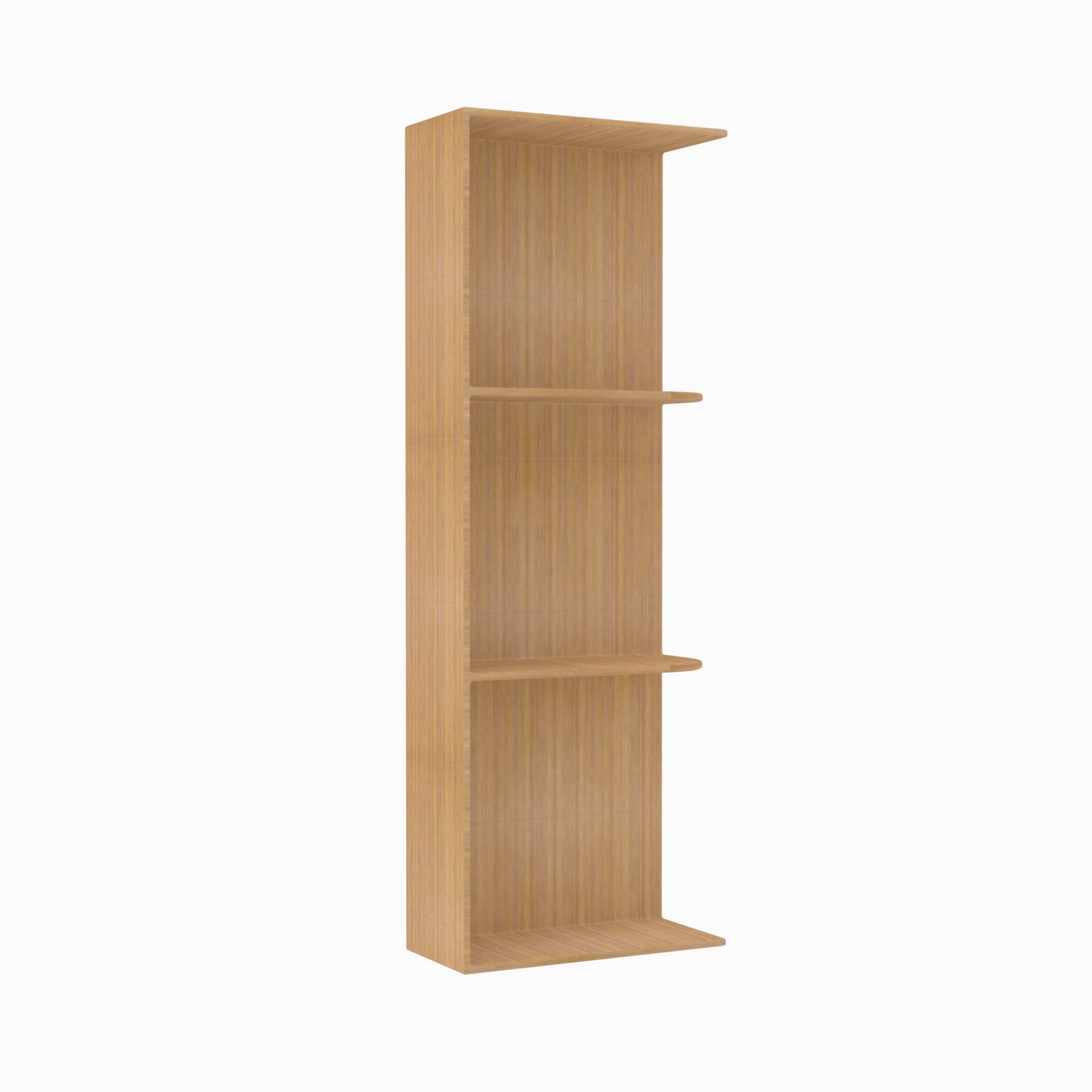PH-WES536 Wall End Shelf with Open Shelves | TSG Forevermark Petit OAK - image 2