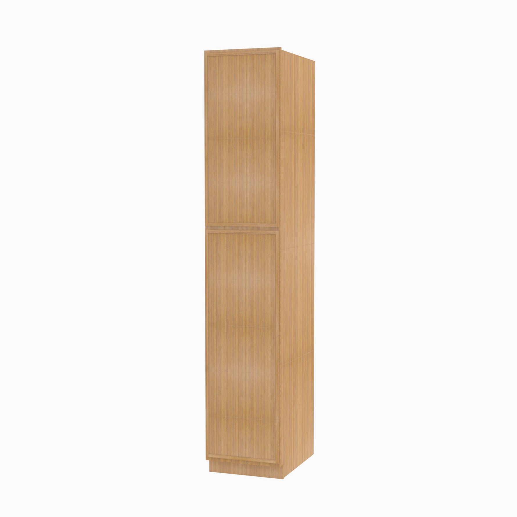 PH-WP1584 Double Door 15 Inch Tall Wall Pantry Cabinet | Petit OAK - image 2